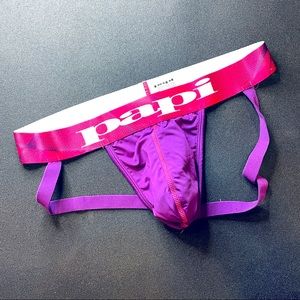 COPY - Purple and hot pink jockstrap
